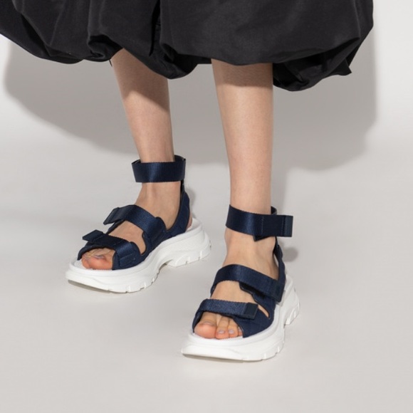 Alexander McQueen Shoes - ALEXANDER MCQUEEN, VELCRO SANDALS